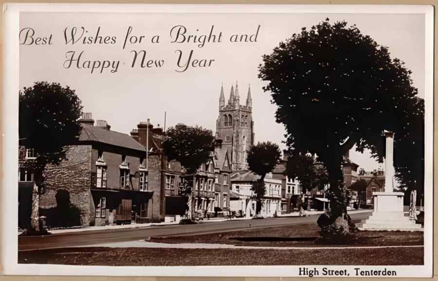 High Street Road Uk Eke15580 Vintage A4 Photo Print