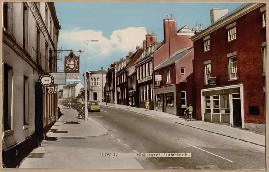 High Street Road Uk Ele17019 Vintage A4 Photo Print
