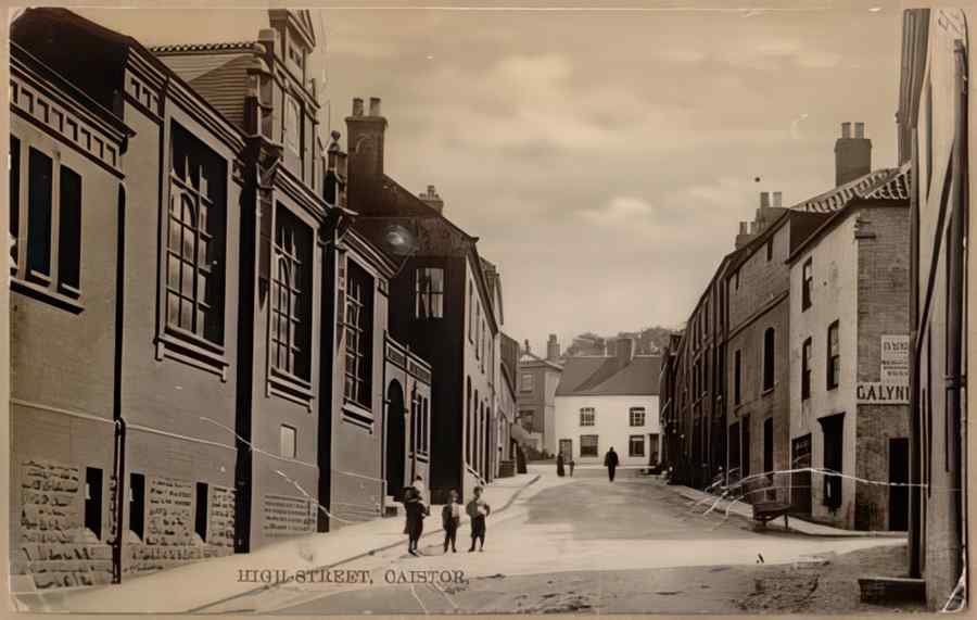 High Street Road Uk Eli17429 Vintage A4 Photo Print