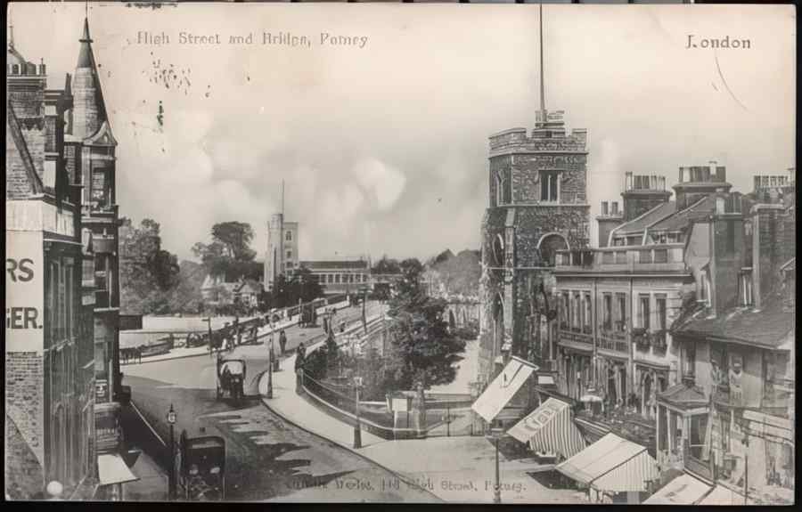 High Street Road Uk Els19288 Vintage A4 Photo Print