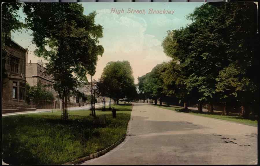 High Street Road Uk Enn19324 Vintage A4 Photo Print