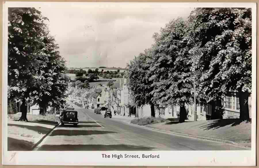 High Street Road Uk Eox15900 Vintage A4 Photo Print