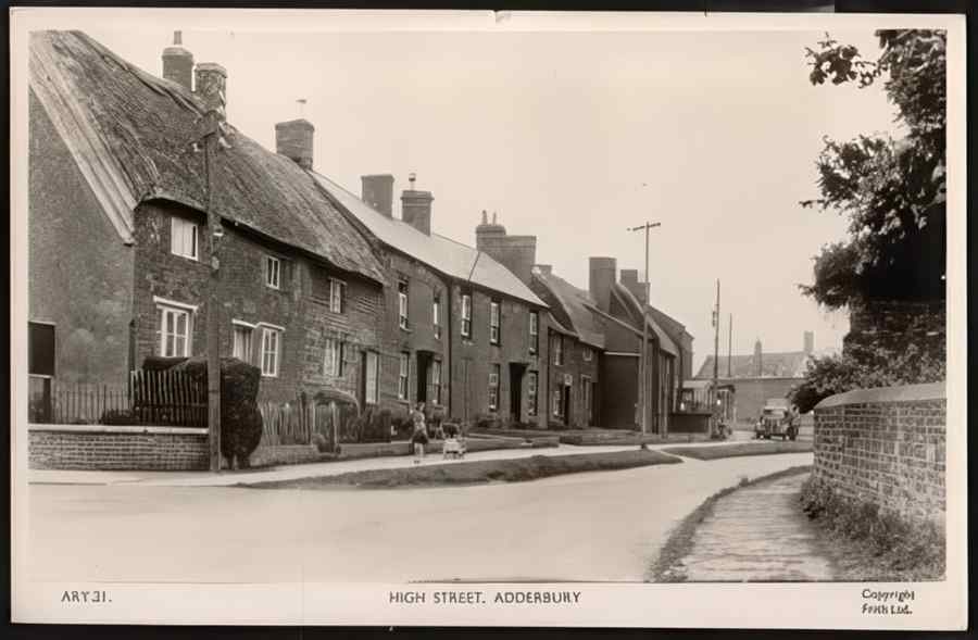 High Street Road Uk Eox19981 Vintage A4 Photo Print