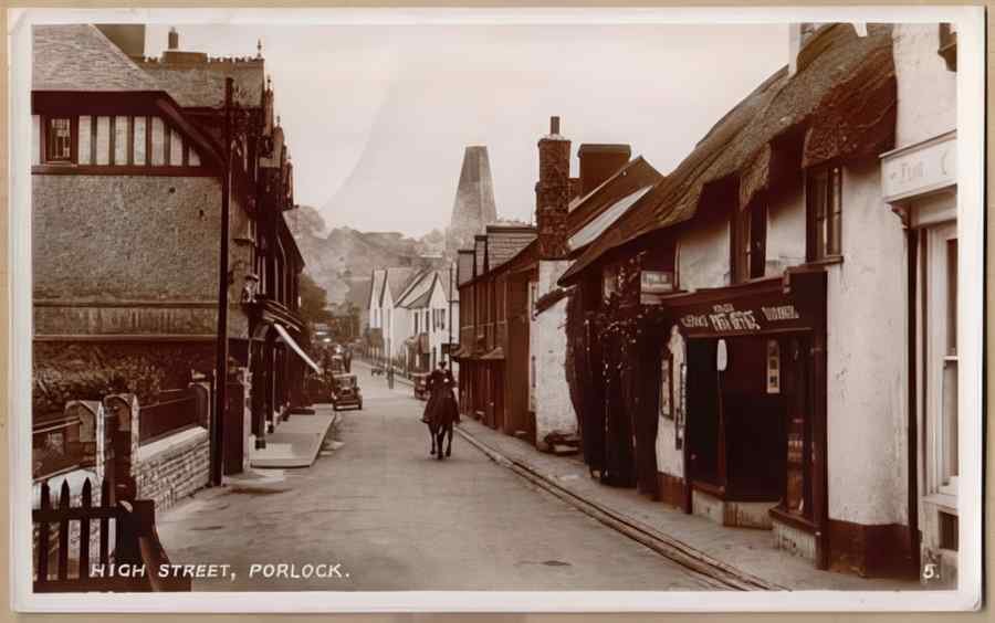 High Street Road Uk Eso13211 Vintage A4 Photo Print