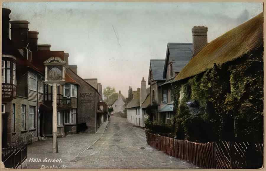 High Street Road Uk Eso18041 Vintage A4 Photo Print
