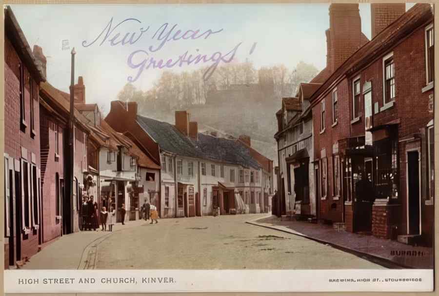 High Street Road Uk Est18669 Vintage A4 Photo Print