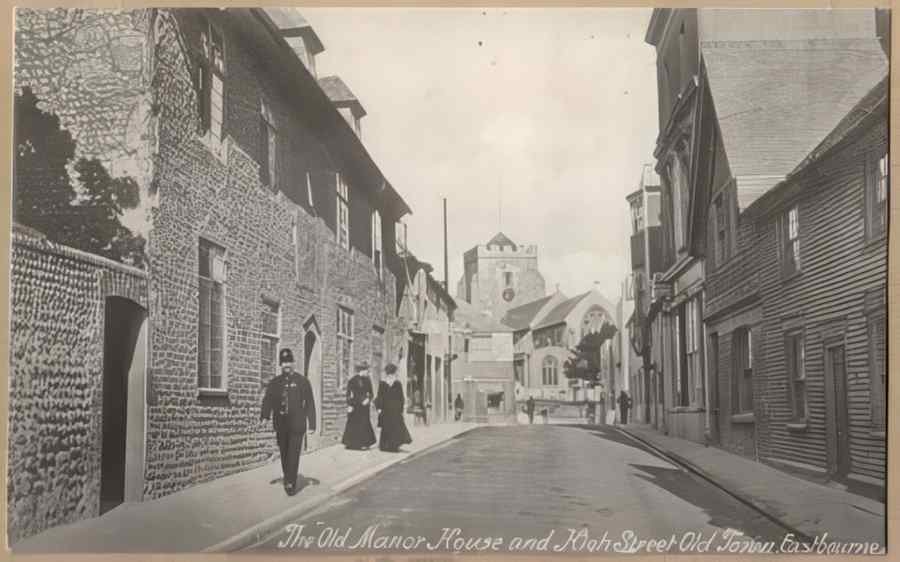High Street Road Uk Esx12336 Vintage A4 Photo Print