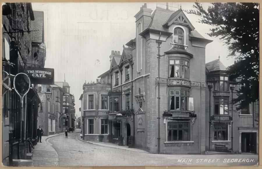 High Street Road Uk Eyo15807 Vintage A4 Photo Print