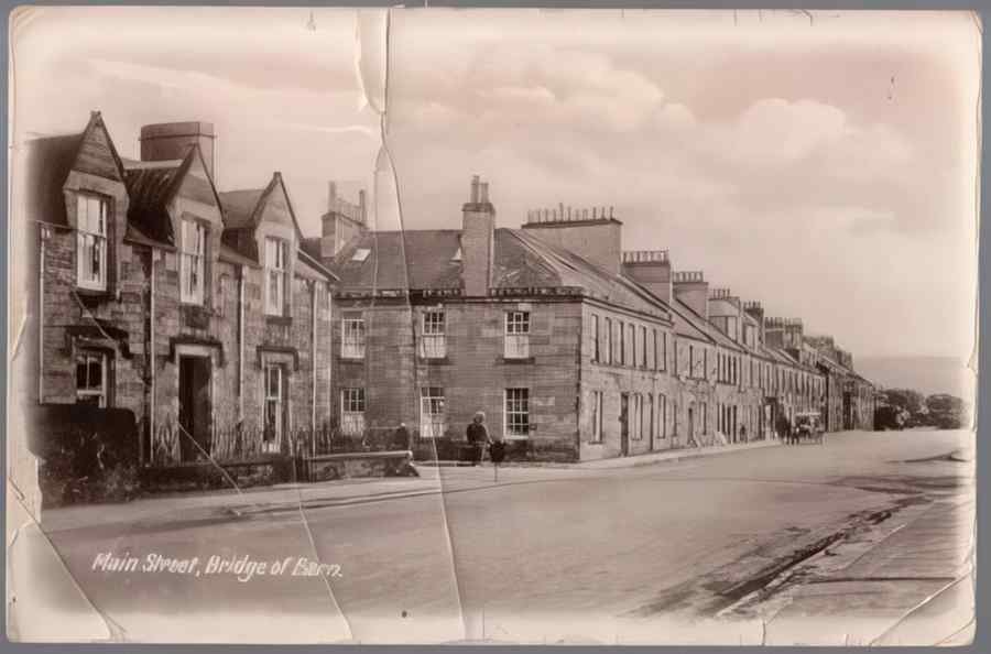 High Street Road Uk Sce18868 Vintage A4 Photo Print