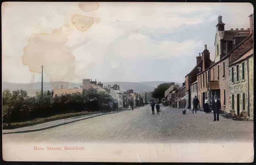 High Street Road Uk Sce20554 Vintage A4 Photo Print