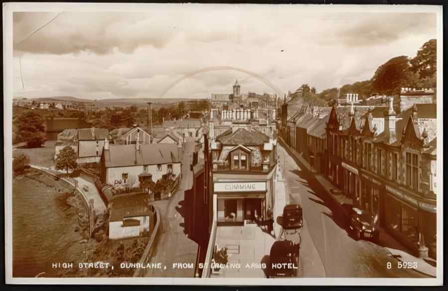 High Street Road Uk Sce20559 Vintage A4 Photo Print