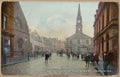 High Street Road Uk Sdu15597 Vintage A4 Photo Print