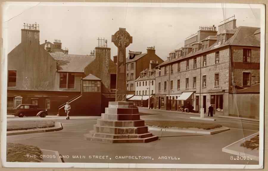 High Street Road Uk Shi18020 Vintage A4 Photo Print