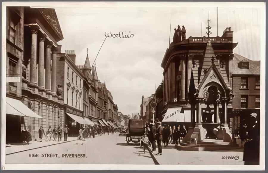 High Street Road Uk Shi18889 Vintage A4 Photo Print