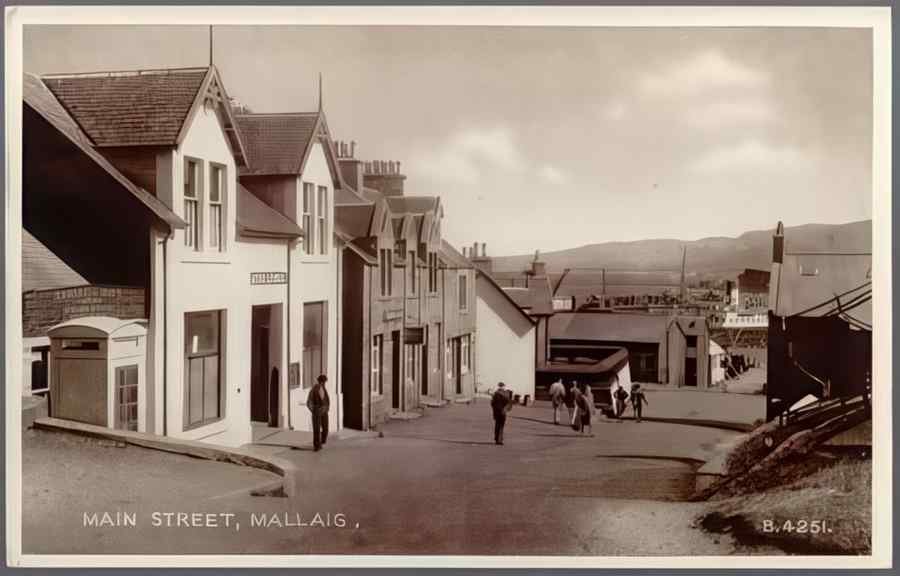 High Street Road Uk Shi18894 Vintage A4 Photo Print