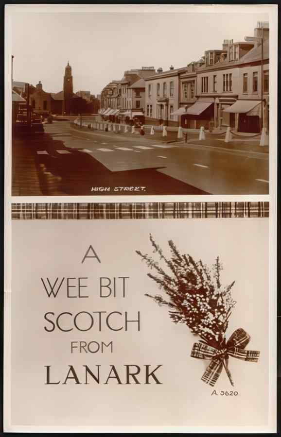High Street Road Uk Slk20173 Vintage A4 Photo Print