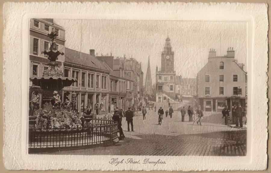 High Street Road Uk Slo16903 Vintage A4 Photo Print
