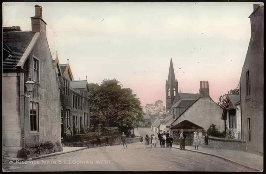 High Street Road Uk Slo20614 Vintage A4 Photo Print