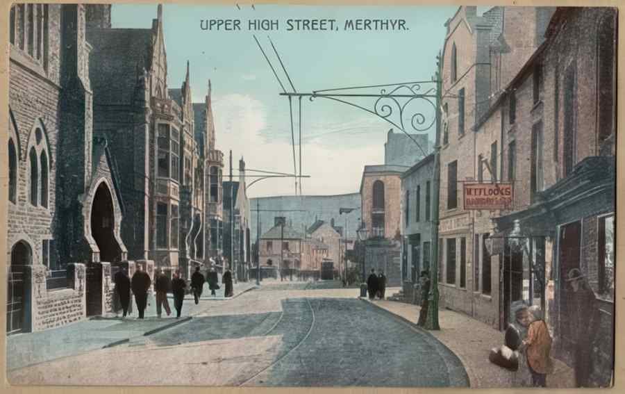 High Street Road Uk Wal17784 Vintage A4 Photo Print