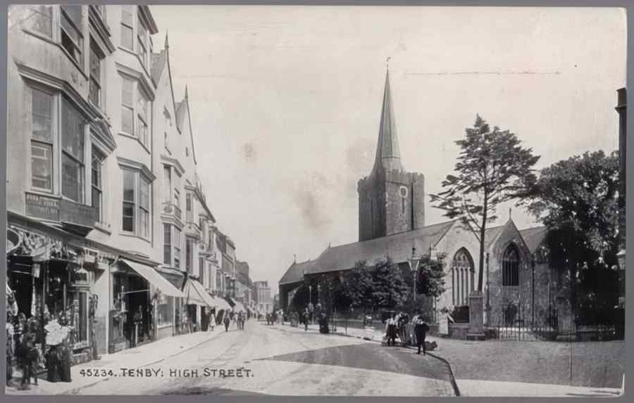 High Street Road Uk Wal18902 Vintage A4 Photo Print