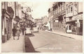 High Street Road Uk Z0013 Vintage A4 Photo Print