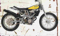 Highland 750 DirtTrack 2006 Aged Vintage A4 Photo Print