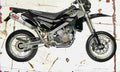 Highland Motard 950 2006 Aged Vintage A4 Photo Print
