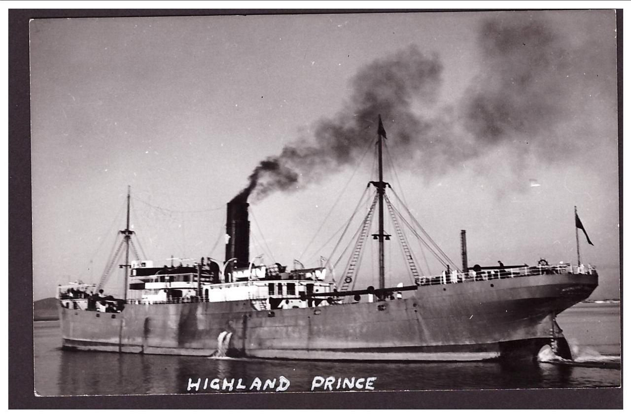 Highland Prince Built 1909 Steam ship A4 Photo Print