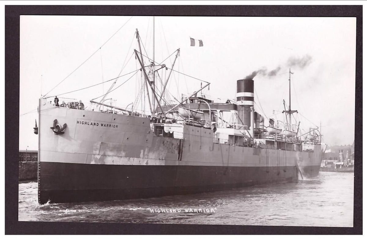 Highland Warrior Nelson Line Steam ship A4 Photo Print