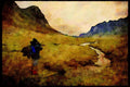 Hiking 267022 Weasel River Valley, Auyuittug A4 Limited Edition Watercolour Print