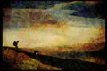 Hiking 267032 Glacial Fan, Ellesmere A4 Limited Edition Watercolour Print