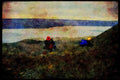 Hiking 267033 Lake Hazen, Ellesmere A4 Limited Edition Watercolour Print