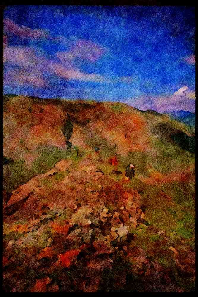 Hiking 267063 Yukon Hikers A4 Limited Edition Watercolour Print