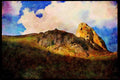 Hiking 267077 Hoge Creek Pass, Yukon A4 Limited Edition Watercolour Print