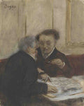 Hilaire Germain Edgar Degas At the Cafe Chateaudun A4 Photo Print