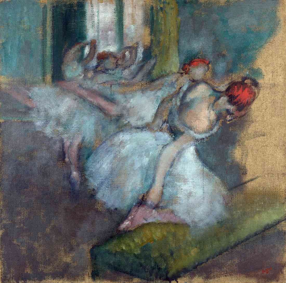 Hilaire Germain Edgar Degas Ballet Dancers square A4 Photo Print