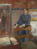 Hilaire Germain Edgar Degas Helene Rouart In Her Father'S Study A4 Photo Print