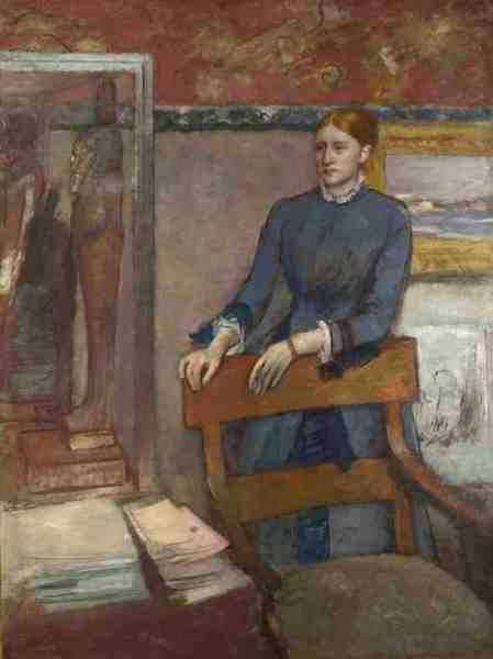 Hilaire Germain Edgar Degas Helene Rouart In Her Father'S Study A4 Photo Print