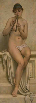Hill Arthur Naked Piper Art A4 Photo Print