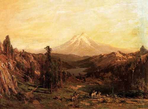 Hill Thomas Mount Shasta And Castle Lake California A4 Photo Print