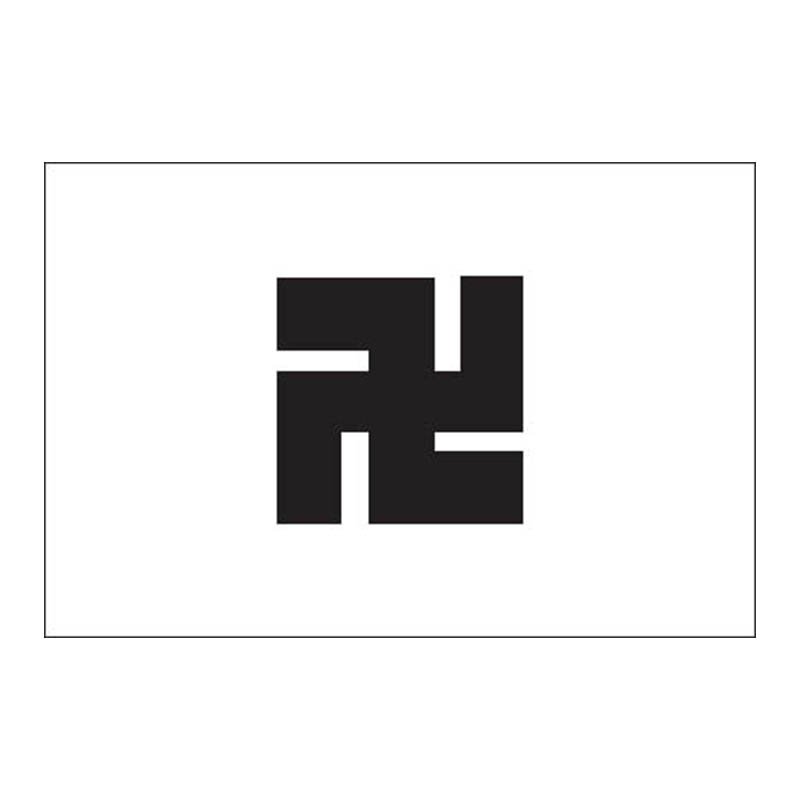 Hirosaki City Flag N2637 A4 Photo Print