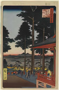 Hiroshige 18 the ji inari shrine Art A4 Photo Print