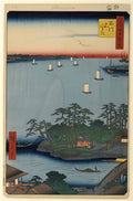 Hiroshige 83 shinagawa susaki Art A4 Photo Print