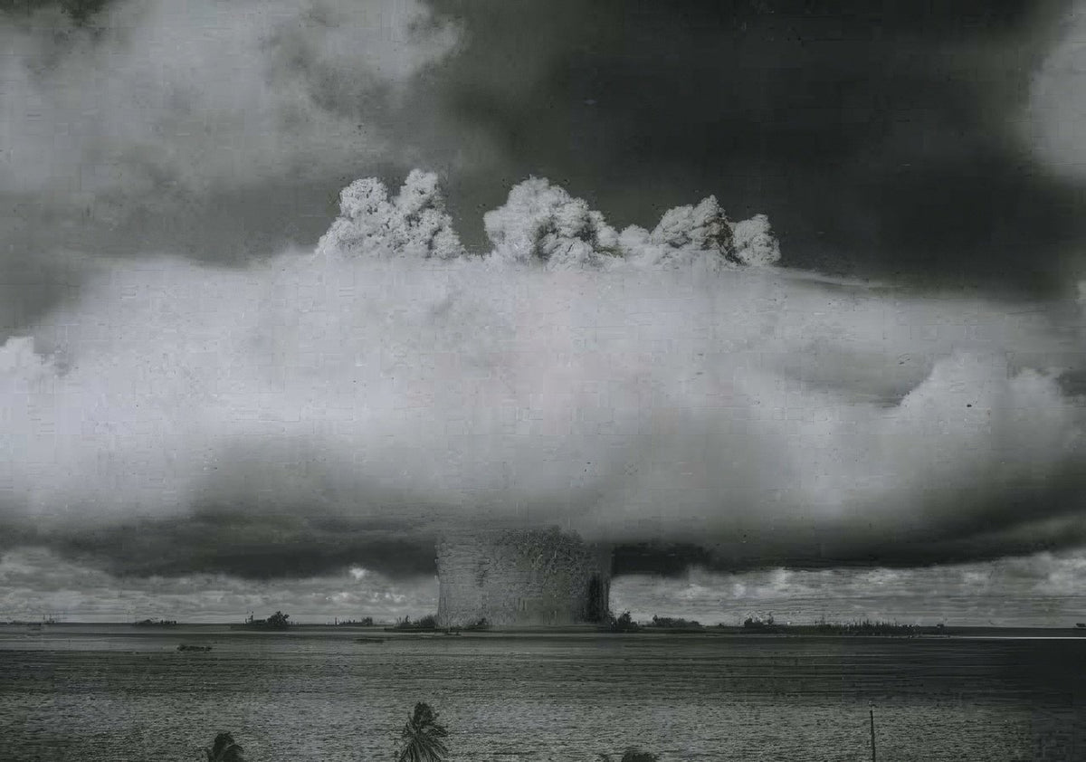 Hiroshima Cloud Formation A4 Photo Print