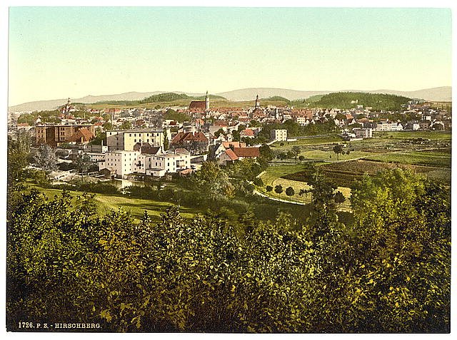 Hirschberg Riesengebirge Vintage A4 Photo Print