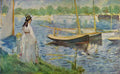His Embankment At Argenteuil Manet A4 Photo Print