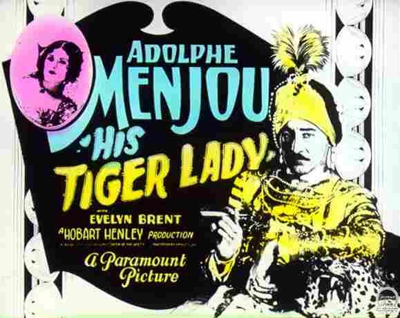 His Tiger Lady 01  film star poster A4 Photo Print