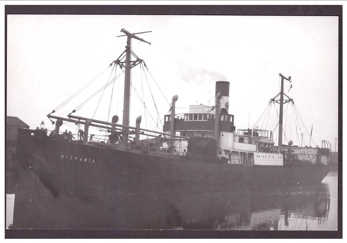Hispania Swedish Lloyd 1912 Steam ship A4 Photo Print
