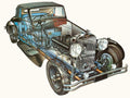Hispano Suiza J12 cutaway A4 Photo Print
