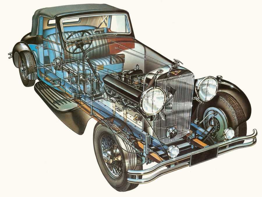 Hispano Suiza J12 cutaway A4 Photo Print